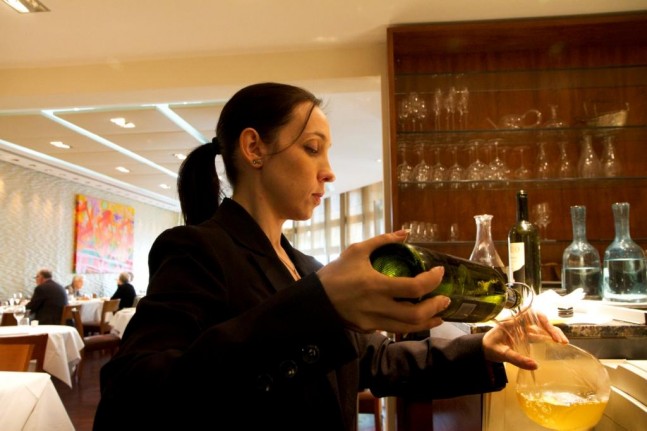 Sara Bachiorri, Sommelier at Chez Bruce Restaurant,London